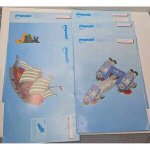 Playmobil Booklets Pamphlets Instructions Lot 3120 3938 3940 3909 3965 3080